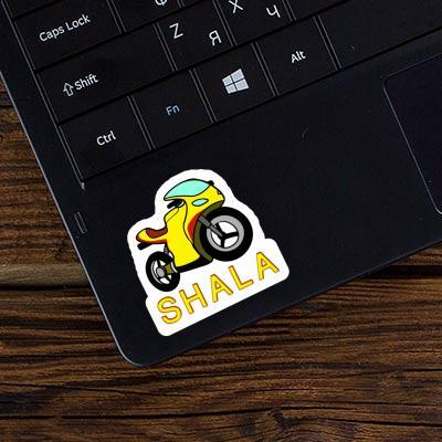 Autocollant Shala Motocyclette Notebook Image