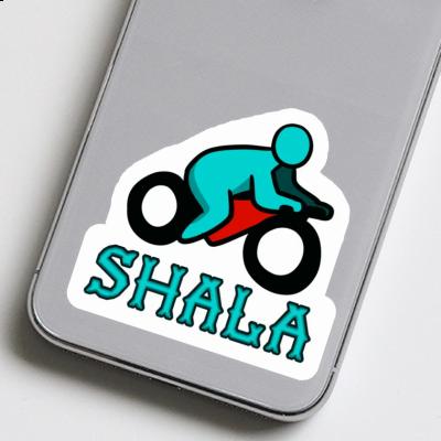 Aufkleber Motorradfahrer Shala Gift package Image