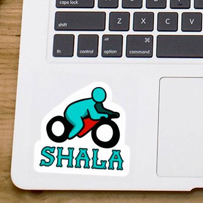 Sticker Shala Motorbike Driver Image