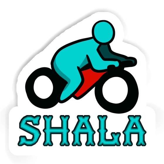 Sticker Shala Motorbike Driver Notebook Image