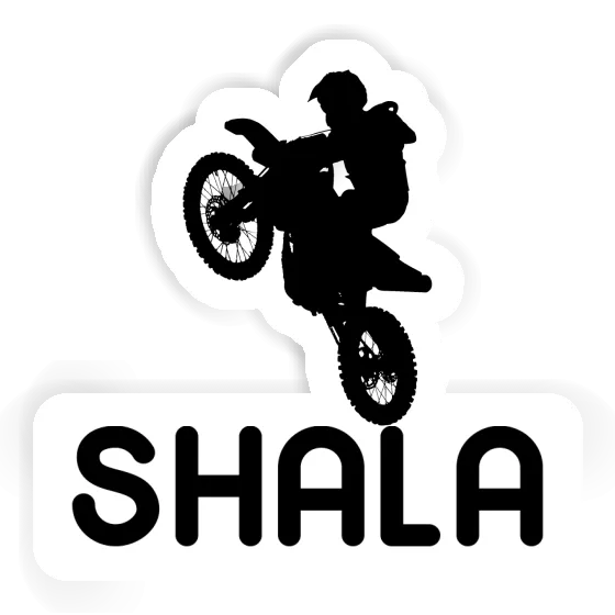 Shala Sticker Motocross Rider Notebook Image