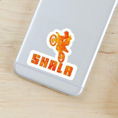 Sticker Shala Motocross-Fahrer Laptop Image