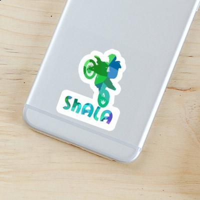 Shala Sticker Motocross-Fahrer Notebook Image