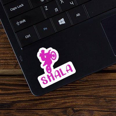 Shala Sticker Motocross-Fahrer Notebook Image