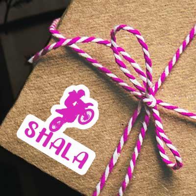 Shala Aufkleber Motocross-Fahrer Gift package Image