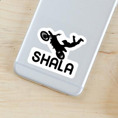 Motocross-Fahrer Sticker Shala Notebook Image