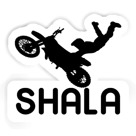 Motocross-Fahrer Sticker Shala Image