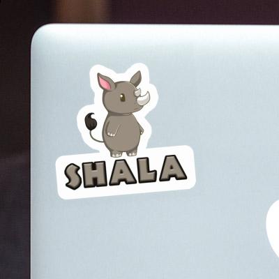 Rhino Sticker Shala Laptop Image