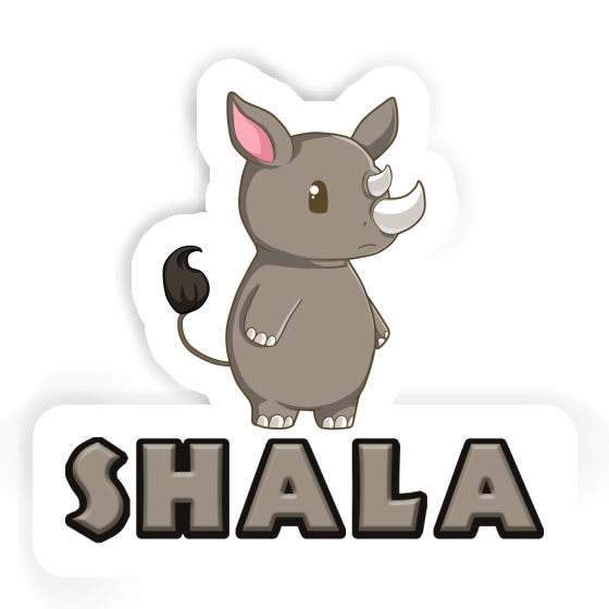 Shala Sticker Rhinozeros Notebook Image