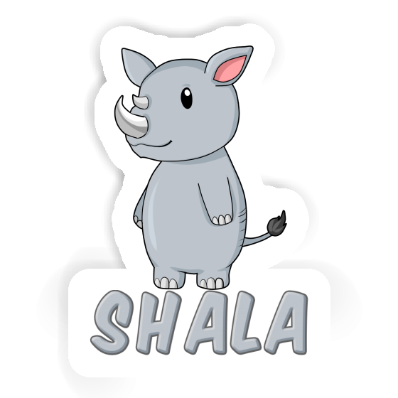 Shala Sticker Rhinoceros Laptop Image