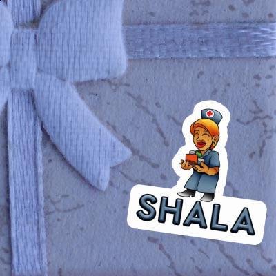 Shala Sticker Nurse Notebook Image