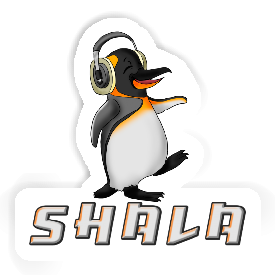 Music Penguin Sticker Shala Laptop Image