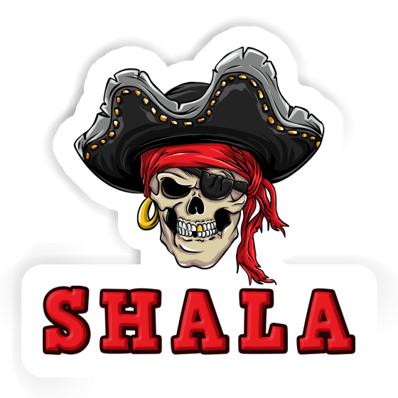 Autocollant Tête de pirate Shala Gift package Image