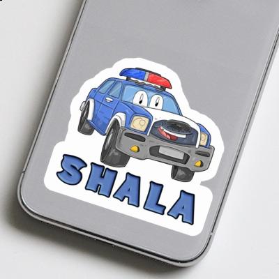 Sticker Police Car Shala Image