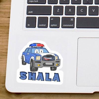 Autocollant Voiture de police Shala Laptop Image