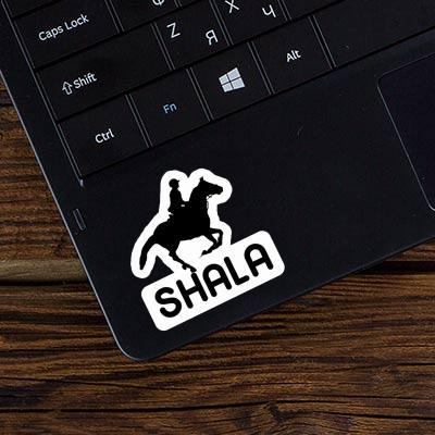 Shala Autocollant Cavalière Laptop Image