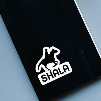 Shala Sticker Horse Rider Laptop Image