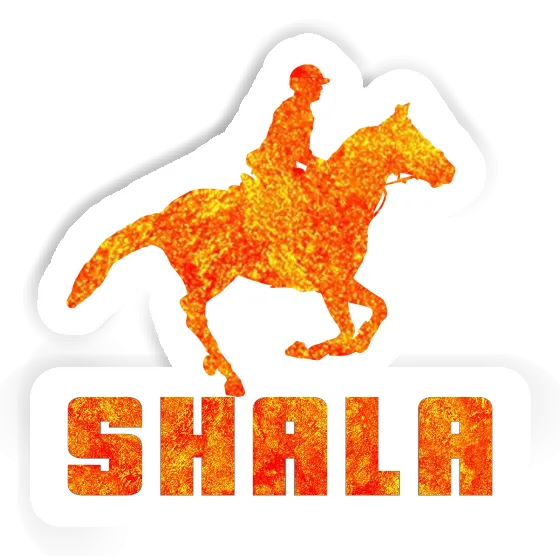 Horse Rider Sticker Shala Image