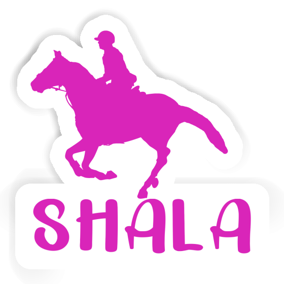 Sticker Horse Rider Shala Laptop Image