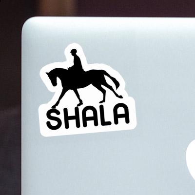 Horse Rider Sticker Shala Laptop Image