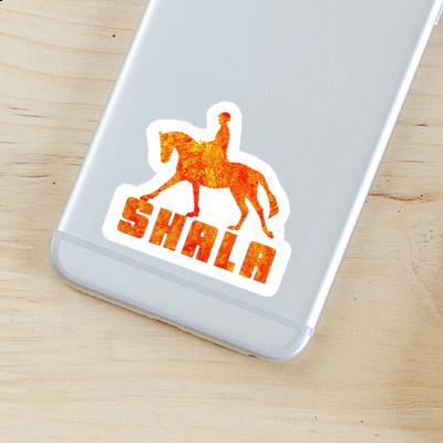 Sticker Shala Horse Rider Laptop Image