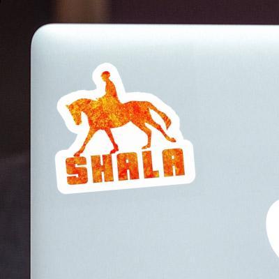 Sticker Horse Rider Shala Laptop Image