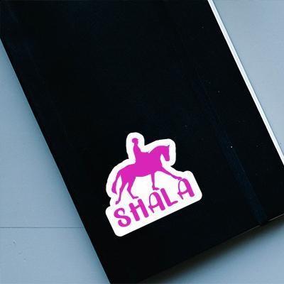 Shala Autocollant Cavalière Laptop Image