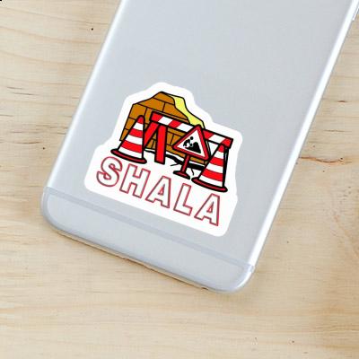 Shala Sticker Road Construction Laptop Image