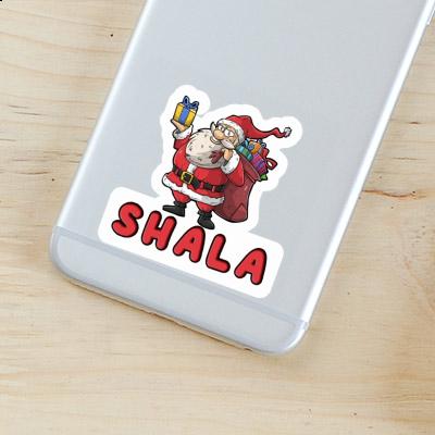 Santa Claus Sticker Shala Gift package Image