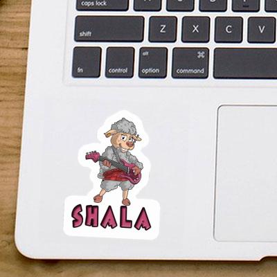 Shala Autocollant Rockergirl Laptop Image