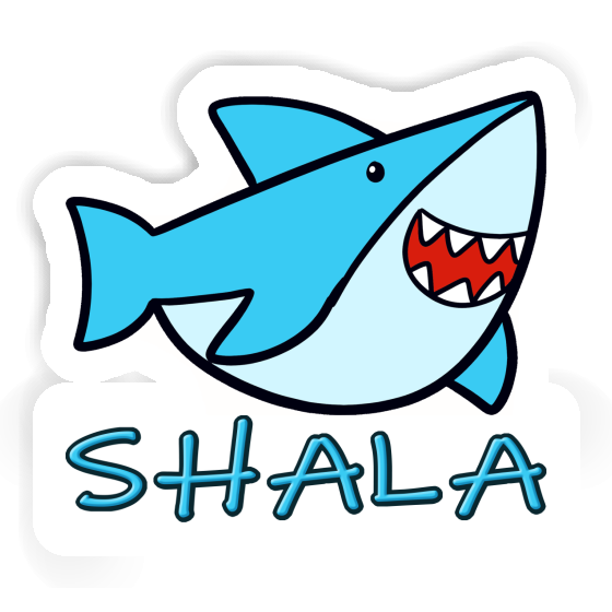 Sticker Shala Shark Laptop Image