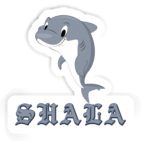 Sticker Shala Shark Laptop Image