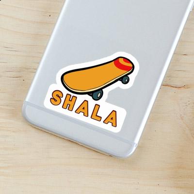 Skateboard Sticker Shala Notebook Image