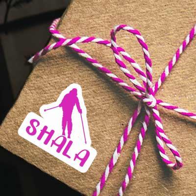 Skifahrerin Sticker Shala Gift package Image