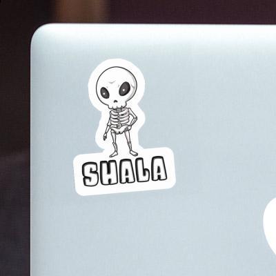 Sticker Shala Skelett Notebook Image