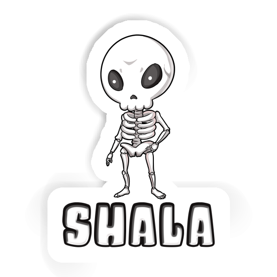 Skeleton Sticker Shala Notebook Image