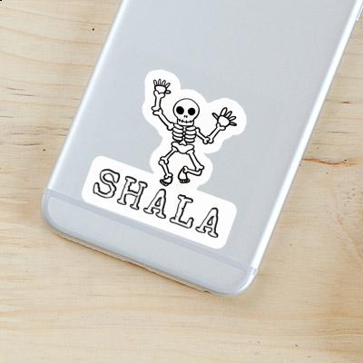 Shala Sticker Skull Laptop Image