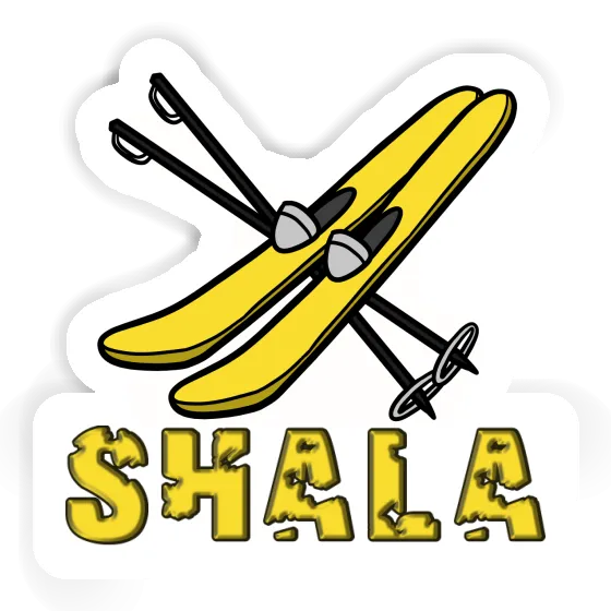 Shala Autocollant Ski Image