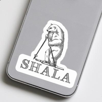 Skier Sticker Shala Notebook Image