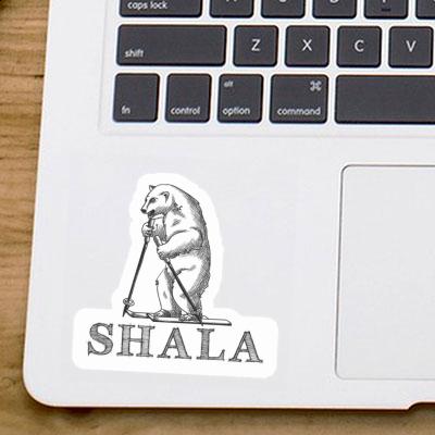 Autocollant Shala Skieur Laptop Image