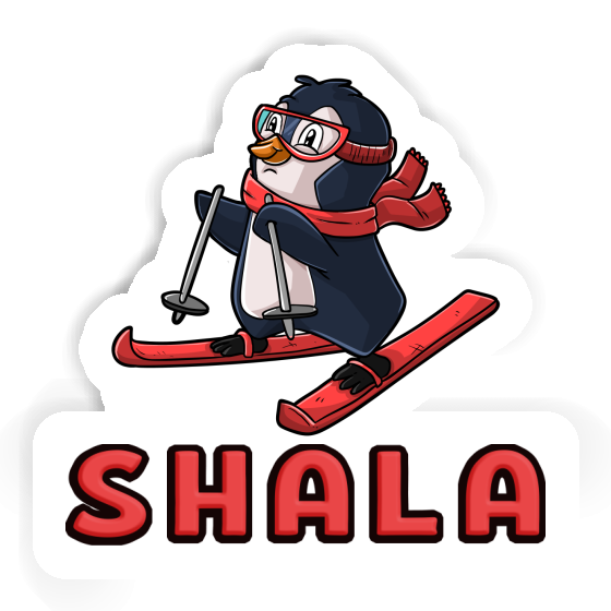 Sticker Skier Shala Image