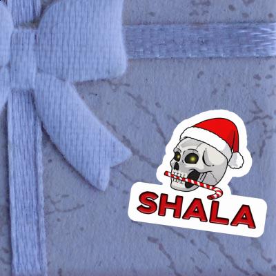 Sticker Weihnachtstotenkopf Shala Image