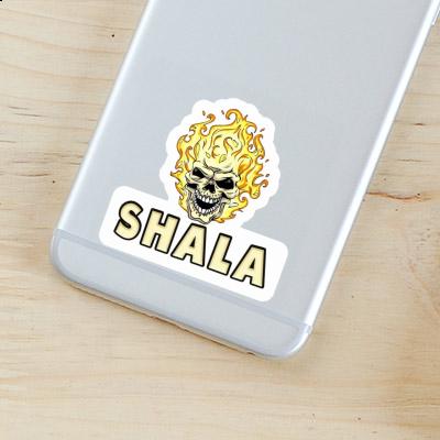 Shala Sticker Skull Notebook Image