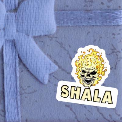 Shala Sticker Skull Laptop Image