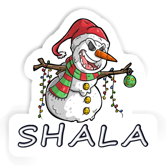 Snowman Sticker Shala Laptop Image