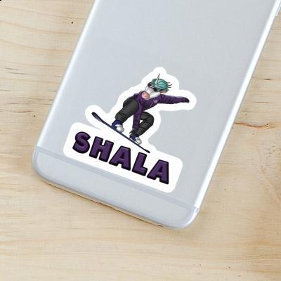 Snowboarder Sticker Shala Gift package Image