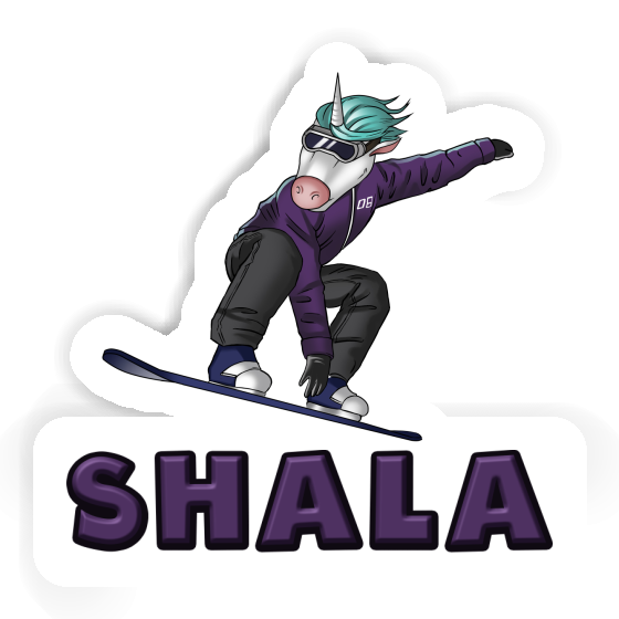 Shala Sticker Snowboarderin Image