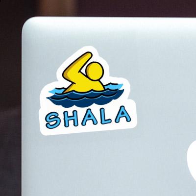 Swimmer Sticker Shala Laptop Image