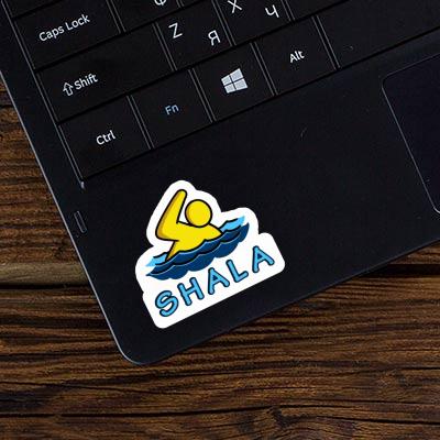 Shala Sticker Schwimmer Notebook Image