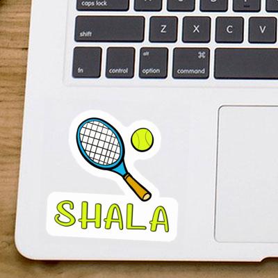 Sticker Shala Tennis Racket Laptop Image